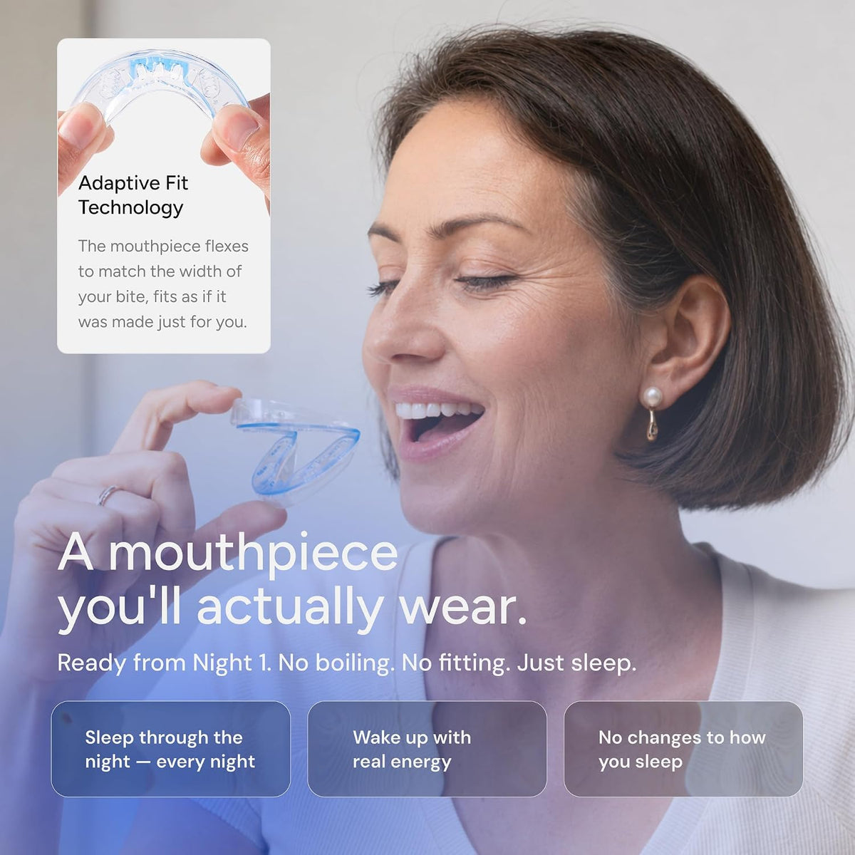 QuietLab Pro® Mouth Guard for Sleeping - Anti-Snoring Device, Custom Fit
